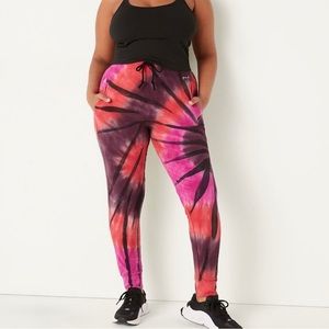 Victoria Secret PINK High Waist Cotton Full Length Campus Jogger Supernova L NWT